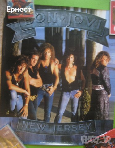 Оригинален постер на  Bon Jovi, снимка 2 - Други музикални жанрове - 38841161