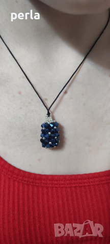 Ръчно изработен сет от гривна и колие , снимка 3 - Бижутерийни комплекти - 44742158