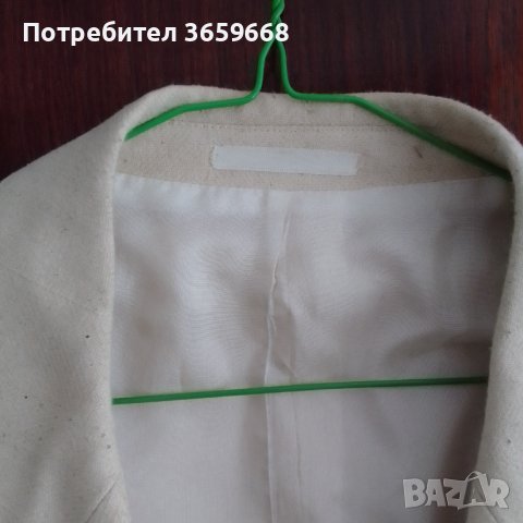 Мъжко сако, размер М,цвят-шампанско, снимка 2 - Сака - 41358130