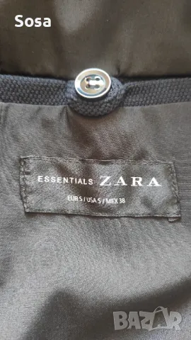 сако Zara, тъмносинъо, размер S, снимка 6 - Сака - 47837305