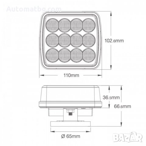Стоп за МПС Automat, Допълнителна светлина за МПС, 1003, снимка 2 - Аксесоари и консумативи - 35739134