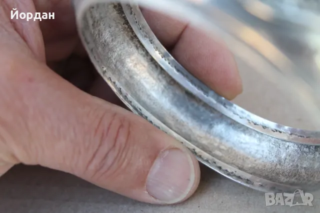 Дамска сребърна гривна, снимка 10 - Гривни - 50099486