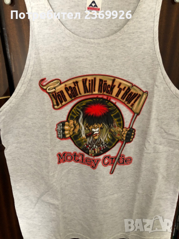 Motley Crue-You Can’t Kill Rock’n’ Roll Потник мъжки , снимка 2 - Тениски - 36422173