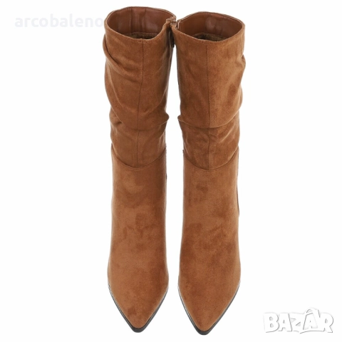 Дамски боти на висок ток, 3цвята , снимка 6 - Дамски боти - 52873625