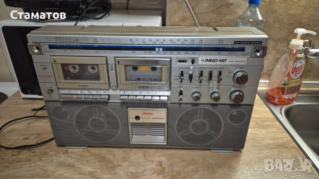 Радиокасетофон INNO-HIT RR652, снимка 2 - Радиокасетофони, транзистори - 52258115
