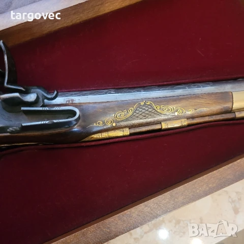 луксозен подарък кремъчен пищов авторски, снимка 3 - Антикварни и старинни предмети - 50559655