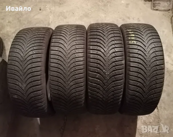 Продавам 4 броя зимни гуми 205.55.16 на 1 сезон дот 2021 Hankook 