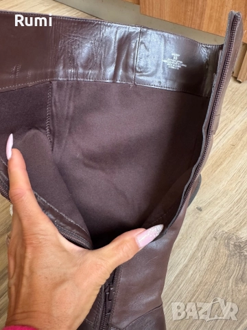 Дамски бутикови ботуши естествена кожа  Ralph Lauren! 38,5 н, снимка 13 - Дамски ботуши - 52306523