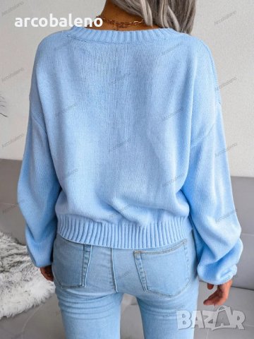 Дамски моден пуловер Baiyun, 3цвята - 023, снимка 13 - Блузи с дълъг ръкав и пуловери - 41914431