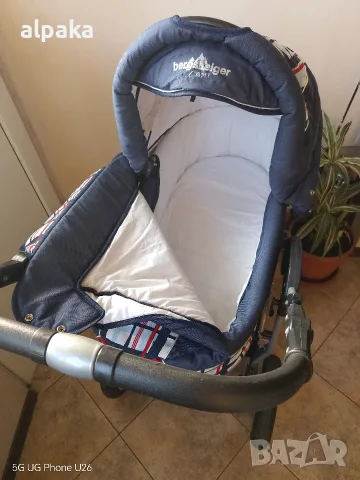 Бебешка количка Bergsteiger Capri 3 в 1 – КАТО НОВА (Пълен комплект), снимка 8 - Детски колички - 56132781