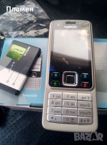 Мобилен телефон нокиа GSM Nokia 6300 camera 2 mpx, bluetooth, Flash Lite 2 Made in Finland