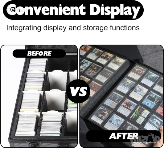 Премиум класьор албум за карти с 20 джоба - побира 2000 картички, карти за игра, снимка 7 - Колекции - 51771011