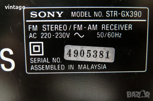 Sony STR-GX390, снимка 8 - Ресийвъри, усилватели, смесителни пултове - 48086985