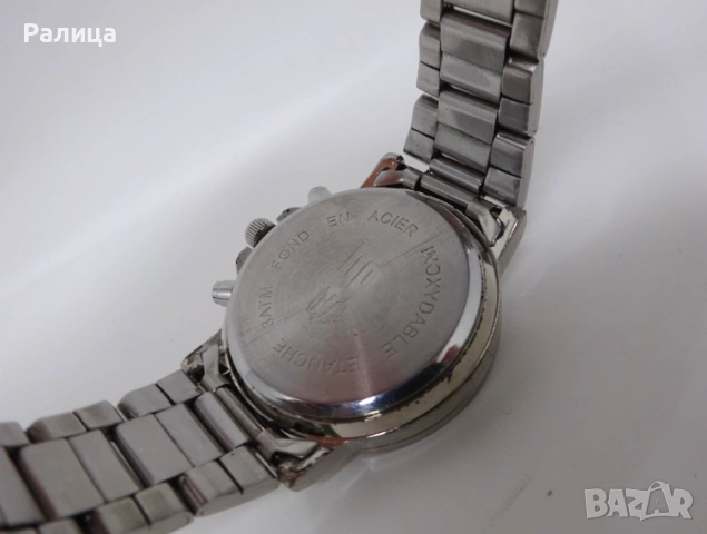 Френски кварцов часовник LIP хронограф, снимка 4 - Мъжки - 53579866