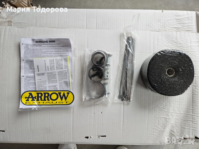 Оригинални ауспуси ARROW за Kawasaki Z125 Ninja125 2019-2025г и цяла генерация за W800 2020г, снимка 12 - Части - 53174031