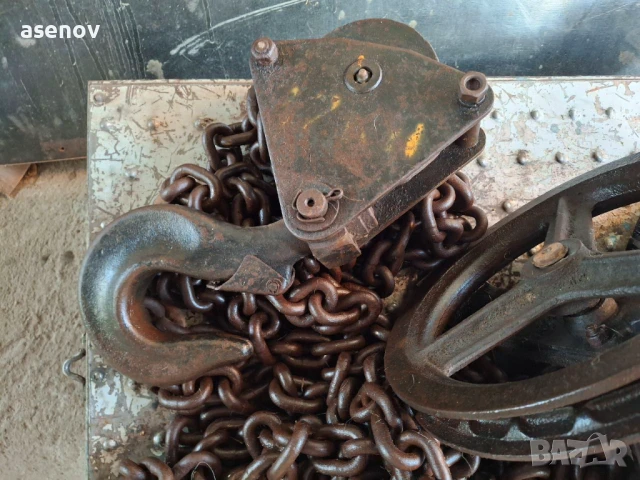 верижен телфер 3,5 тона, снимка 3 - Подемници - 50857555