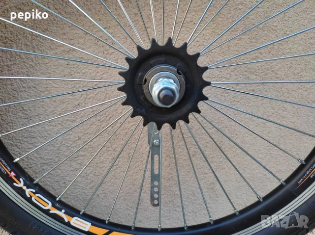 Продавам колела внос от Германия  капла с контра MITAS 20 цола, снимка 3 - Части за велосипеди - 34659117