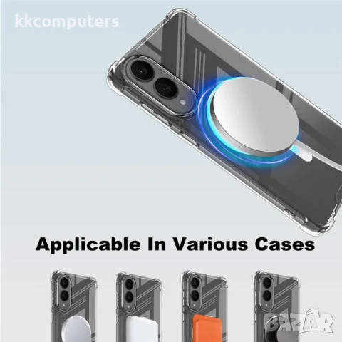 Samsung Galaxy S25 Edge IMAK Силиконов Калъф Candy Series TPU +PC/Clear MagSafe и Протектор, снимка 8 - Калъфи, кейсове - 51418245