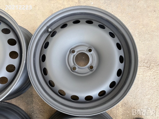 4 броя железни джанти за Renault Megane II 15, снимка 7 - Гуми и джанти - 52549049