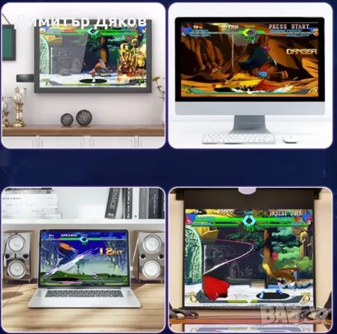 Конзола Retro Zenino, 10 000 видео игри, съвместима с 9 емулатора, 2x безжичен контролер, 4K, USB 2, снимка 3 - Други игри и конзоли - 48257010