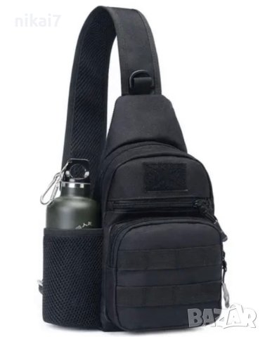 тактическа чанта паласка през рамо военна лов туризьм джоб за вода, снимка 4 - Чанти - 41770263