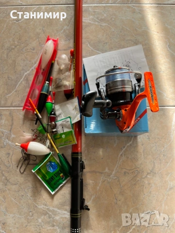 Нови въдица, макара,такъми