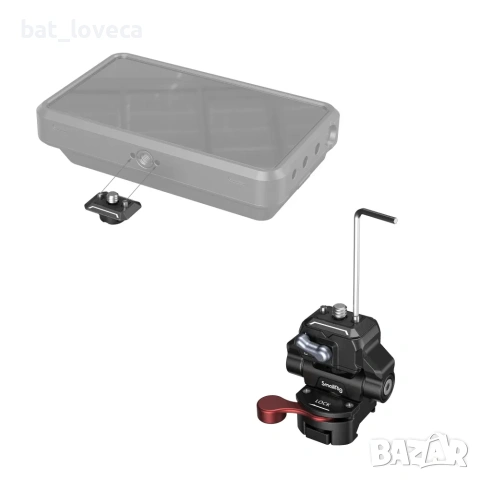 Мини стойка за монитор SmallRig HawkLock с бързо освобождаване и NATO скоба, снимка 3 - Чанти, стативи, аксесоари - 53713142