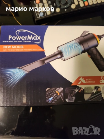 Мини прахосмукачка Power Max 6 в 1 - Нова, снимка 3 - Прахосмукачки - 53610837