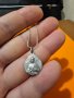Сребърно синджирче със старинен сребърен медальон  с Исус Христос и Дева Мария   носете го  за да ви, снимка 4