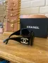 Очила Chanel *Шанел оригинални*седеф*Chanel, Black classic square CC sunglasses, снимка 4