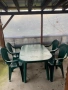 Спешно! Голям градински комплект: Маса + 4 стола (възможност за до 8 стола), снимка 1