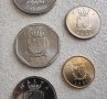 Малта . 1, 10 ,25 , 50 цента  и 1 лира.  5 бр. Нови., снимка 9