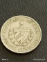 Стара монета VEINTE CENTAVOS CUBA 1962г. PATRIA O MUERTE за КОЛЕКЦИЯ 40098, снимка 2