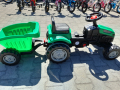 PILSAN зелен детски трактор ACTIVE с ремарке, снимка 12