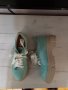 Нови обувки естествен набук в цвят мента, стелка 24,5см., снимка 4