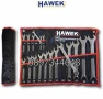 Професионален комплект звездогаечни ключове HAWEK , 18части (8-32мм), снимка 1