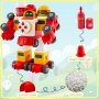 Нова играчка за деца STEM Конструкция Превозни средства Влак Подарък, снимка 4