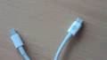 Кабел за данни и зареждане на Apple за iPhone с конектор USB-C към Lightning, дължина 1 м, снимка 2