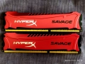 RAM памет 8GB (2x4GB) Kingston HyperX Savage DDR3 1600MHz, снимка 1