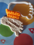 Стъпвай Смело печат щампа за сладки бисквитки тесто пластмасов за прощъпулник бебе, снимка 1 - Форми - 36309674