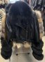 Дамско кожено яке с лисица код 57, снимка 1 - Якета - 40199087