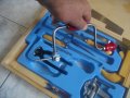 Нов Немски Комплект Мини Ръчни Инструменти в Дървен Куфар-15 бр-Старо Качество-За Моделизъм , снимка 15