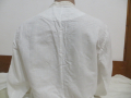 Мъжка риза с дълъг ръкав от лен Zara, снимка 3