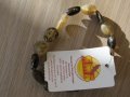 Ластична гривна от първокласен балтийски кехлибар, снимка 1 - Гривни - 39424611