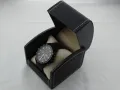 КОЖЕНА КУТИЯ за ЧАСОВНИК- ЧЕРНА, снимка 8