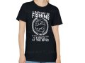 Тениска с декоративен печат - Bad Day Of Fishing, снимка 3