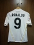 Real Madrid #9 Cristiano Ronaldo 2009/2010 Adidas оригинална тениска фланелка Роналдо Реал Мадрид , снимка 1