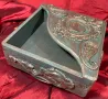 Ръчно декорирана кутия за салфетки ръчна изработка, снимка 2