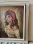 Страхотна антикварна авторска майсторска картина масло върху платно , снимка 6