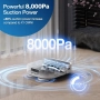 ECOVACS DEEBOT X2 OMNI Роботизирана прахосмукачка с моп 8000Pa, повдигане на мопа 15 мм, измиване с , снимка 3